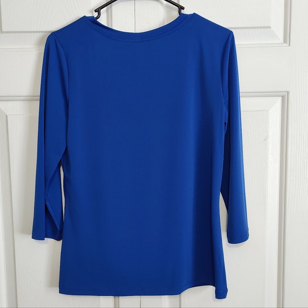 MetroStyle - Women's Blouse - Blue - Size Medium - Picture 6 of 8